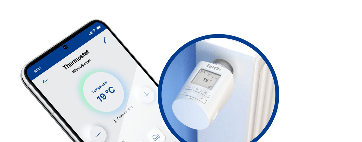Smart Home Thermostat 1&1  Bis zu 30% Energiekosten sparen