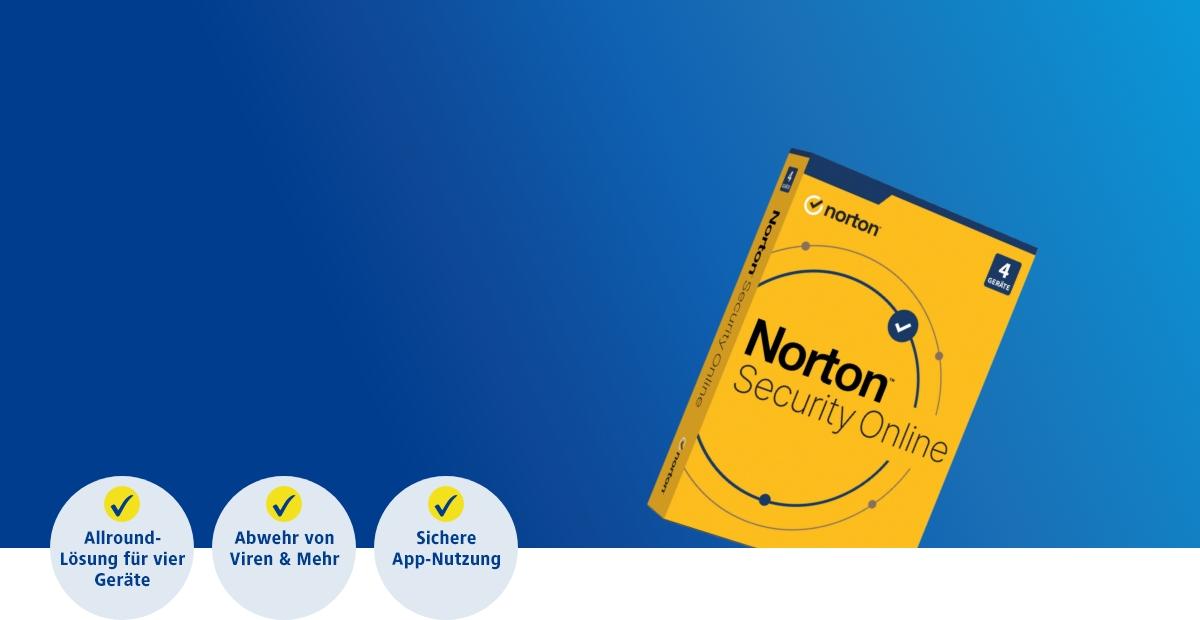 orange norton produktverpakung auf blau | 1&1 orange norton produktverpakung auf blau