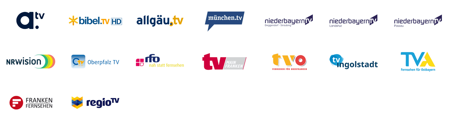 verschiedene privatsenderlogos