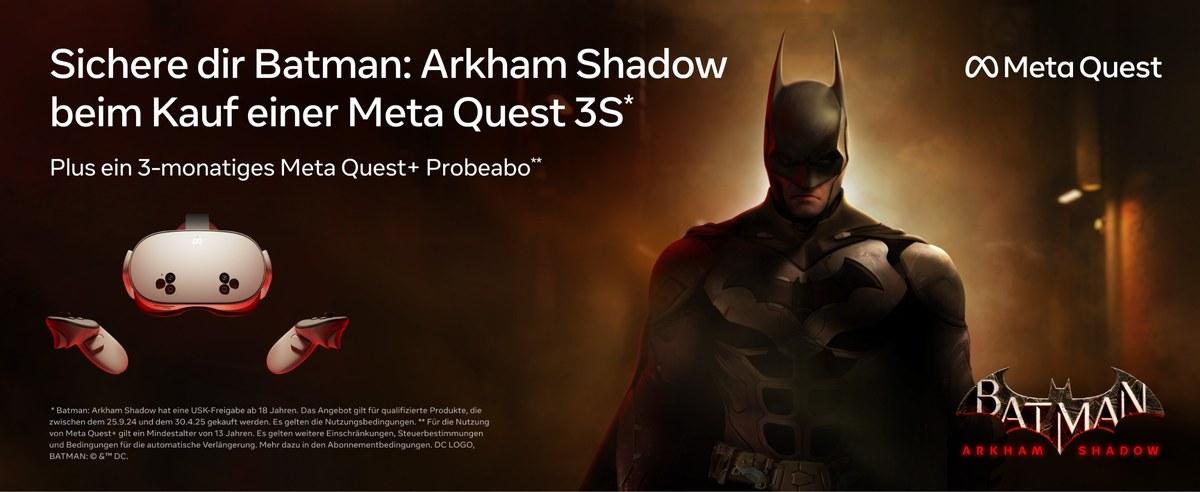 batman arkham shadow spiel plus drei monatiges meta quest probeabo kostenlos dazu