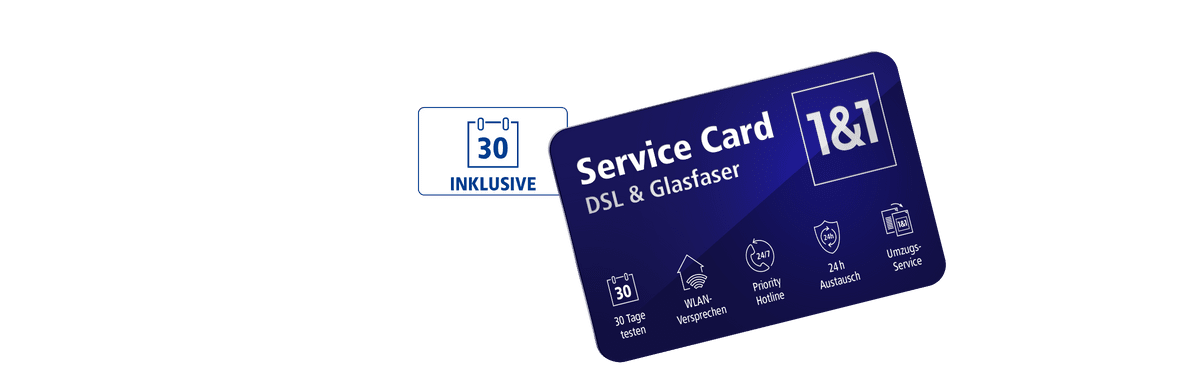 servicecard 30 tage testen