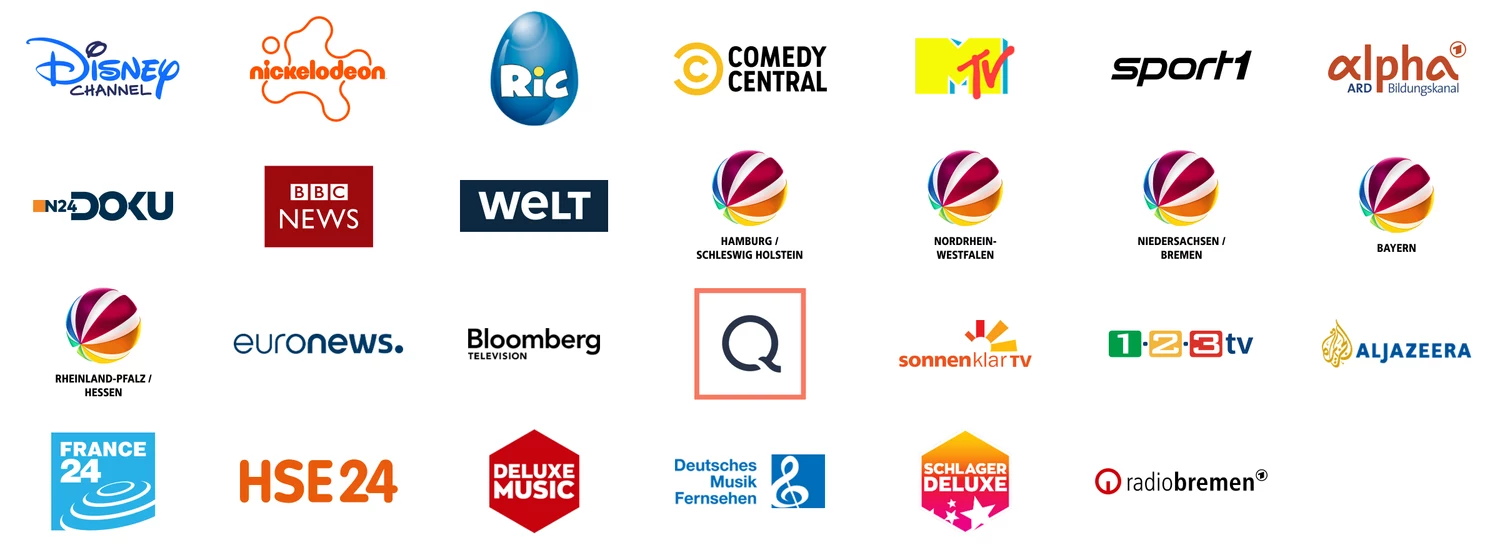 logos privater sender in sd qualitaet | 1&1 logos privater sender in sd qualitaet