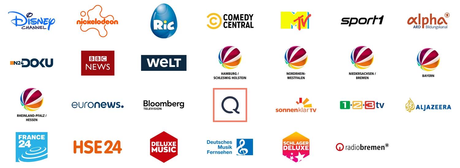 logos privater sender in sd qualitaet